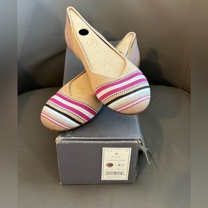 Rothys merino camel ribbon stripe